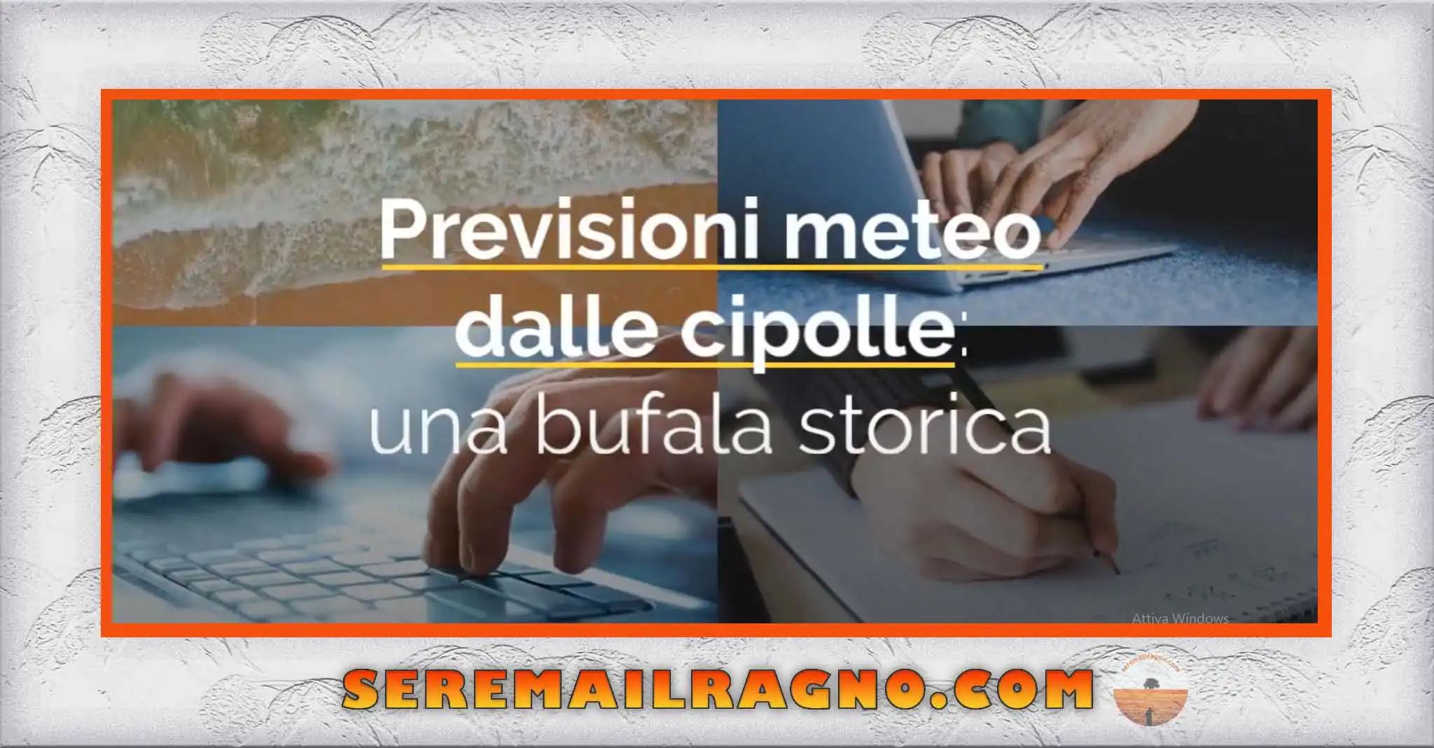 Previsioni meteo dalle cipolle 2024: una bufala