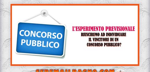 Concorsi pubblici: si può indovinare il vincitore in anticipo?