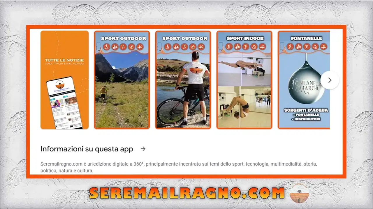 Seremailragno.com – Arriva l’app ufficiale per Android